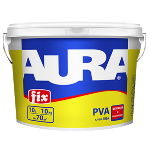 Клей AURA FIX PVA контактный 10кг лучшая модель в Виннице