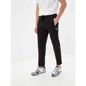 Спортивні штани Calvin Klein Jeans Micro Flock Box Hwk Pant J30J318599-BEH L Pvh Black (8719854524724) в Вінниці