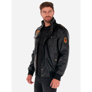 Куртка зі штучної шкіри Lee Cooper 10695510-3 L Black (4894534286254) ТОП в Вінниці