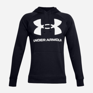 купити Худі Under Armour UA Rival Fleece Big Logo Hd 1357093-001 2XL Чорне (194511680469)