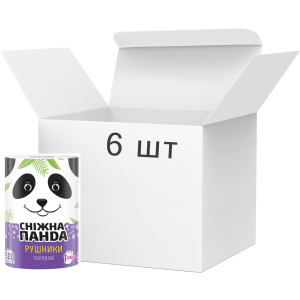Упаковка Паперових рушників Снігова панда Jumbo Roll 6 пачок по 1 рулону (4820183971548) надійний