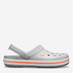 Кроки Crocs Jibbitz Crocband 11016-0FL-M5/W7 37-38 22.9 см Сіро-жовтогарячі (191448284623) ТОП в Вінниці