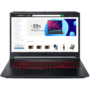 Ноутбук Acer Nitro 5 AN517-52-55B9 (NH.QDWEU.004) Obsidian Black краща модель в Вінниці