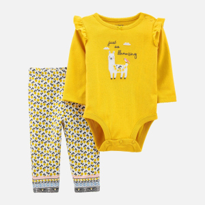 Костюм (боди + лосины) Carters 1M163610 68 см 700 Y Yellow (194135455696) надежный