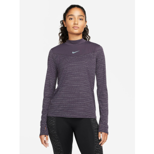 Спортивная кофта Nike W Nk Df Run Dvn Ls Top DD6821-540 S Пурпурная темная (195243289104) в Виннице