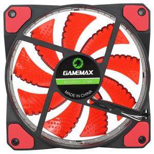 Вентилятор GAMEMAX GaleForce 32 LED Red (GMX-GF12R) лучшая модель в Виннице