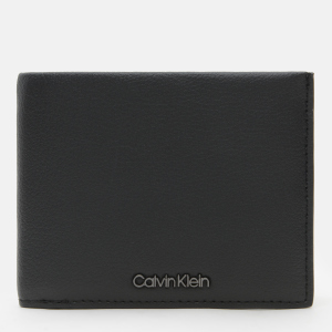 Чоловічий портмоне Calvin Klein Jeans Natural Bifold 6cc W/Bill K50K507991-BAX Ck Black (8719855201426) краща модель в Вінниці