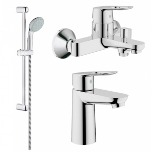 Комплект смесителей для ванной GROHE BauLoop S-Size хром латунь 123214S в Виннице