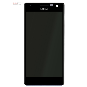 Дисплей (екран) для Nokia Lumia 730 (RM-1040), з тачскрином та рамкою, чорний (Original (PRC)) Original (PRC) ТОП в Вінниці