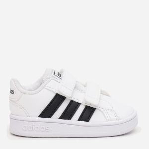 Кеды детские Adidas Grand Court I EF0118 22 Ftwwht/Cblack/Ftwwht (4061622759499) лучшая модель в Виннице