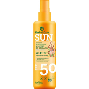 Водостойкое детское молочко для загара Farmona Herbal Care Sun SPF 50 150 мл (5900117972847) в Виннице