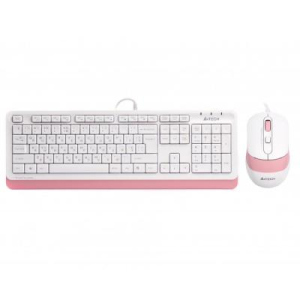 Комплект A4Tech F1010 Pink краща модель в Вінниці