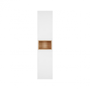 Пенал подвесной Qtap Robin 350х1650х316 WHITE/WHITISH OAK QT1376PP1651RWWO SD00045875