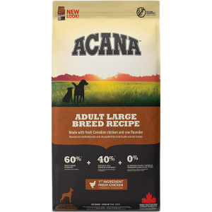 Сухий корм для собак ACANA Adult Large Breed Recipe для дорослих собак великих порід 17 кг (a52117)