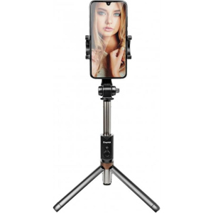 Трипод Dispho WS-18002 Selfie Stick Tripod Bluetooth Black (DSP-WS18002) ТОП в Виннице