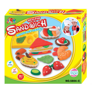 Набір пластиліну для ліплення Alento Playdough Healthy Sandwich (DOHsandwich)