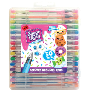 Набір ароматних гелевих ручок Scentos Sugar Rush Неон 30 кольорів (31040) (194689310403)