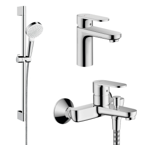 Набір змішувачів HANSGROHE VERNIS BLEND хром латунь 71551111(71551000+71440000+26533400) ТОП в Вінниці