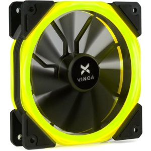 Кулер Vinga LED fan-02 Yellow