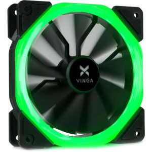 Кулер Vinga LED fan-01 Green краща модель в Вінниці