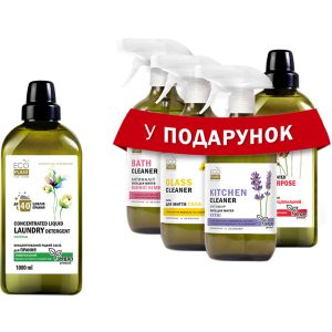 Набор EcoPlant For Home Концентрований рідкий засіб для прання Universal 1 л + 4 шт в подарок (68432958) ТОП в Виннице