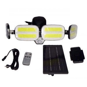 Вуличний ліхтар - прожектор solar light KXK 601/7860/240 COB на сонячній батареї з датчиком руху розумний ліхтар з пультом керування