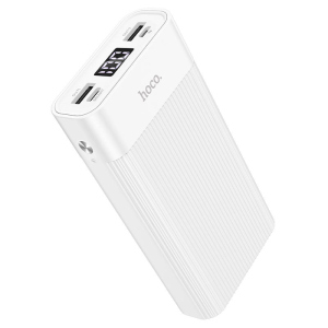 Портативний зарядний пристрій Power Bank Hoco J85 Wellspring 20000 mAh Білий ТОП в Вінниці