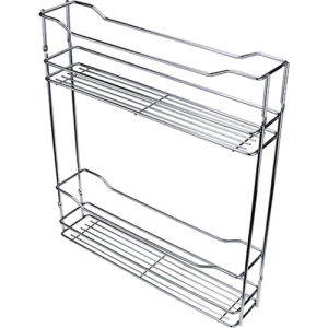 Карго-корзина 150 мм 2 полки Хром (DC104924) лучшая модель в Виннице