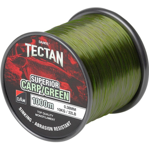 Лісочка DAM Damyl Tectan Superior Carp 1000 м 0.38 мм 10.0 кг Оливкова (66285) надійний