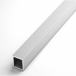 Труба алюмінієва квадратна Segreto анодована срібло 50х50х3 мм 1м (уп.,10шт) в Вінниці
