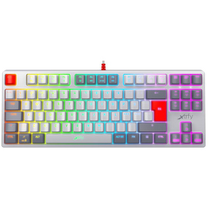 Клавіатура провідна Xtrfy K4 TKL RGB Kailh Red USB Retro UKR RUS (XG-K4-RGB-TKL-RETRO-RRUS) в Вінниці