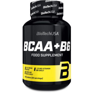 Амінокислоти Biotech BCAA+b6 100 таблеток ТОП в Вінниці