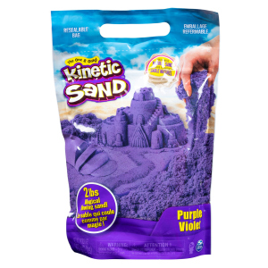 Пісок для дитячої творчості Kinetic Sand Colour Фіолетовий 907 г (71453P) в Вінниці