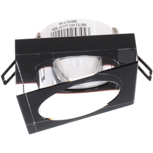 купить Светильник точечный Brille HDL-G177 CH CL/BK (L13-008)