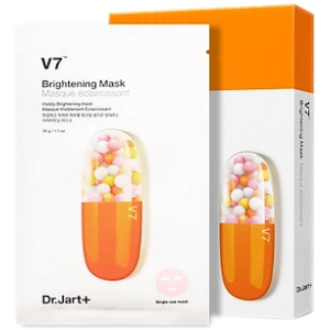 Маска, що освітлює, з вітамінним комплексом Dr.Jart+ V7 Brightening Mask 30 г x 5 шт (8809535809162) ТОП в Вінниці