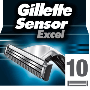 Сменные картриджи для бритья (лезвия) мужские Gillette Sensor Excel 10 шт (3014260245832) ТОП в Виннице