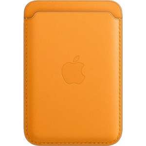 купити Чохол-гаманець Apple MagSafe Leather Wallet Apple iPhone 12/12 mini/12 Pro/12 Pro Max California Poppy (MHLP3ZE/A)
