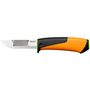 Нож для тяжелых работ Fiskars с точилом (1023619/156018) ТОП в Виннице