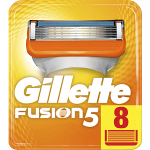 Змінні картриджі для гоління (леза) чоловічі Gillette Fusion5 8 шт (7702018877508) надійний