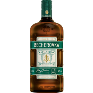 Лікерна настойка на травах Becherovka Unfiltered 0.5 л 38% (8594405103159) краща модель в Вінниці