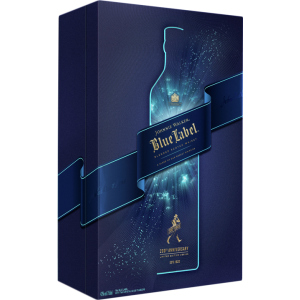 купити Віскі Johnnie Walker Blue label витримка 25 років 0.7 л 40% у подарунковій упаковці з 2-ма склянками (5000267180946)