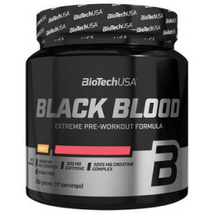 Передтренувальний комплекс BioTech Black Blood NOX+ 330 г Чорниця-лайм (5999076232376) ТОП в Вінниці