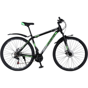 Велосипед Champion Spark 27.5" 19.5" Black-green-white (27ChWS21-003240)