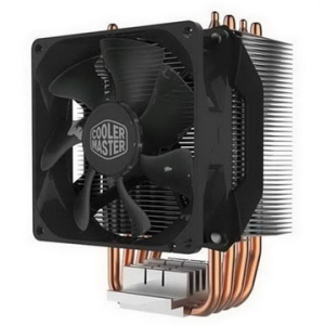 Кулер процессорный CoolerMaster Hyper H412R (RR-H412-20PK-R2), Intel: 2066/2011-3/2011/1151/1150/1155/1156/1366/775, AMD: AM4/AM3+/AM3/AM2+/AM2/FM2+/FM2/FM1, 92x92x25мм, 4-pin рейтинг