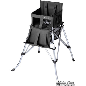 Детский стульчик для кормления переносной FemStar One2Stay Folding Highchair Черный (8717333400040)