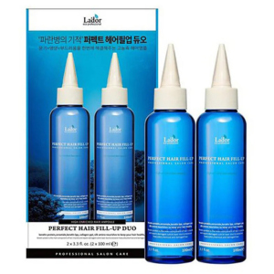 Набір філерів для волосся з ефектом ламінування La'dor Perfect Hair Fill-Up Duo 100 мл+100 мл (8809500817987) краща модель в Вінниці