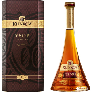 Бренди Klinkov VSOP 0.5 л в коробке 5 лет выдержки 40% (4820073560173) ТОП в Виннице