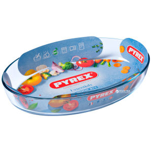 Форма овальная Pyrex для выпекания 39х27 см (347B000) ТОП в Виннице