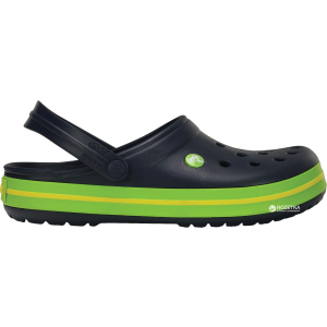 Кроксы Crocs Jibbitz Crocband 11016-40I-M9/W11 42-43 26.3 см Синие с зеленым (8873509352954)