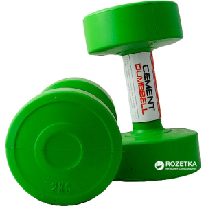 Гантели LiveUp Cement Dumbell пара Green (LS2003-2)